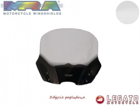 MRA Szyba motocyklowa APRILIA TUONO V4R, RK/TY, 2011-2014, forma TM, bezbarwna