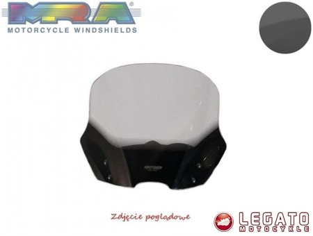 MRA Szyba motocyklowa APRILIA TUONO V4R, RK/TY, 2011-2014, forma TM, czarna