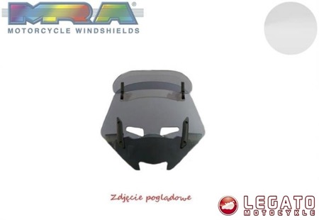 MRA Szyba motocyklowa BMW F 650 GS, E8GS, 2008-2013, forma VTM, bezbarwna