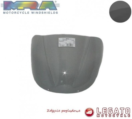 MRA Szyba motocyklowa KAWASAKI ER 6 F, EX 650 C, 2009-2011, forma R, czarna