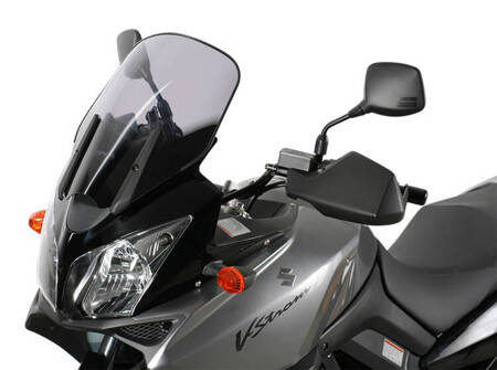 MRA Szyba motocyklowa KAWASAKI KLV 1000, WVBS, 2004- / SUZUKI DL 650-1000V-Strom, forma T, przyciemniana