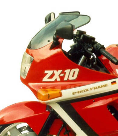 MRA Szyba motocyklowa KAWASAKI ZX 10, ZXT00B, -2003, forma S, czarna