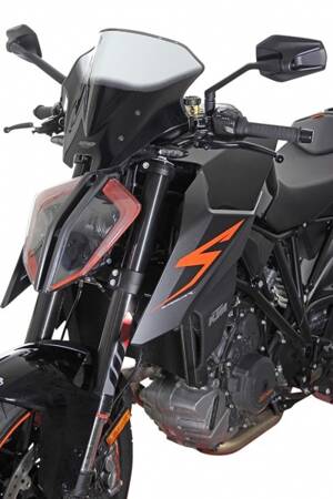 MRA Szyba motocyklowa KTM 1290 SUPER DUKE R, KTM SUPERDUKE, 2017-2019, forma NRM, przyciemniana