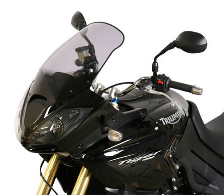 MRA Szyba motocyklowa TRIUMPH TIGER 1050 /SE /SPORT, 115 NG, 2006-2015, forma T, bezbarwna