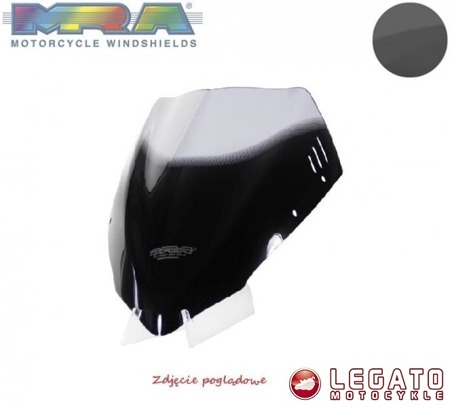 MRA Szyba motocyklowa YAMAHA FZ-07, RM04, 2014-2017, forma NRM, czarna