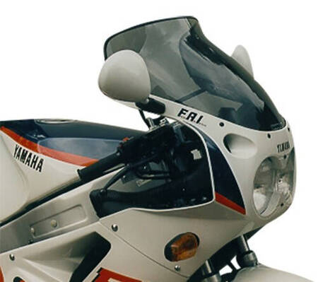 MRA Szyba motocyklowa YAMAHA FZR 1000, 2LA 2LE 2RG 2RH, -1988, forma T, czarna