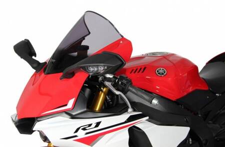 MRA Szyba motocyklowa YAMAHA YZF R 1 /M, RN32/RN49, 2015-2019, forma R, czarna