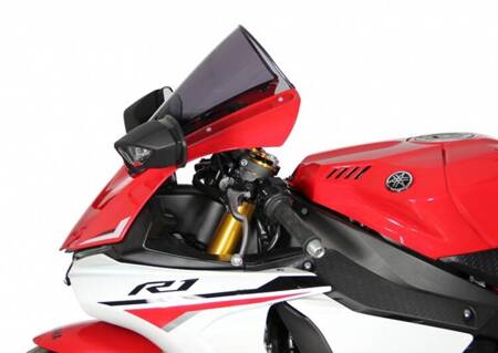 MRA Szyba motocyklowa YAMAHA YZF R 1 /M, RN32/RN49, 2015-2019, forma R, przyciemniana