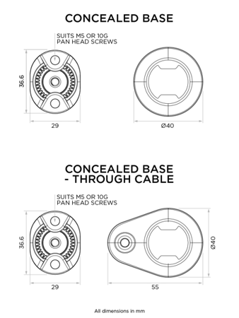 Mała podstawa Quad Lock® 360