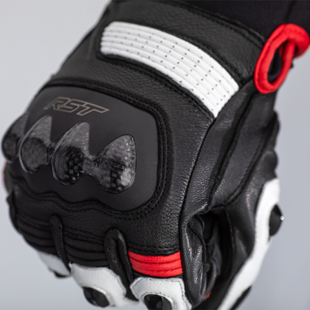 Motocyklowe Rękawice Skórzane RST Freestyle 2 CE Black/Red/White (2671)