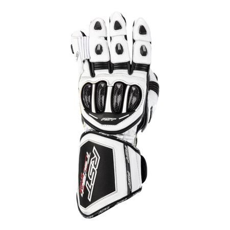 Motocyklowe Rękawice Skórzane RST Tractech Evo 4 CE White/White/Black (2666)