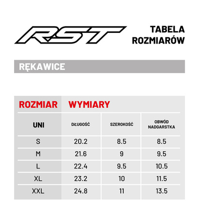 Motocyklowe Rękawice Skórzane RST Tractech Evo 4 CE White/White/Black (2666)