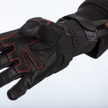 Motocyklowe Rękawice Skórzane RST Urban Air 3 Mesh CE Black/Red (2673)