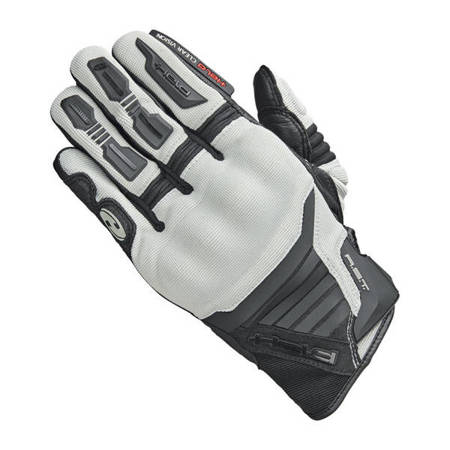 Motocyklowe Rękawice Skórzano-Tekstylne Held Hamada Grey/Black