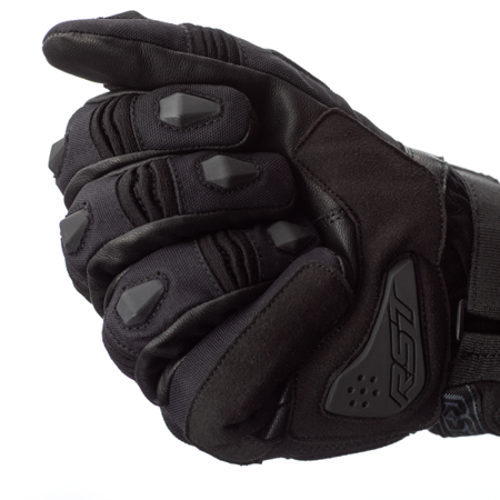 Motocyklowe Rękawice Tekstylne RST X-Raid Black (2396)