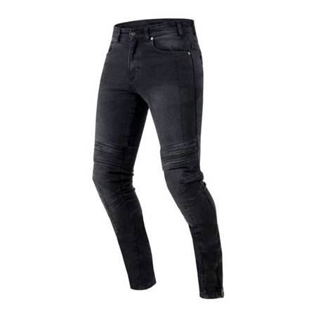 Motocyklowe Spodnie Jeansowe Ozone Hornet II Washed Black