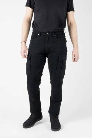 Motocyklowe Spodnie Jeansowe Ozone Shadow II Black