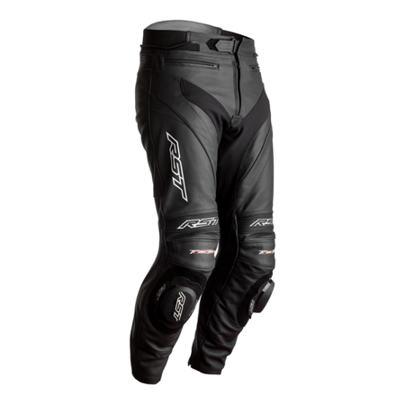 Motocyklowe Spodnie Skórzane RST Tractech Evo 4 CE Black/Black (2358)