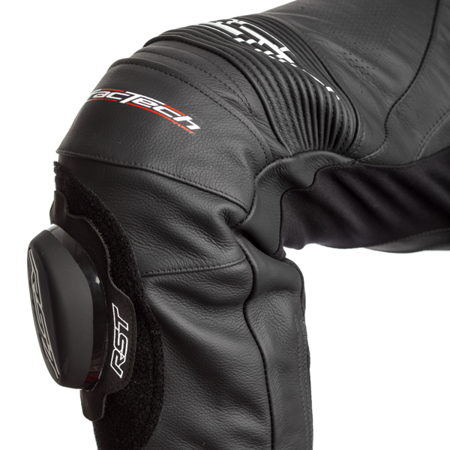 Motocyklowe Spodnie Skórzane RST Tractech Evo 4 CE Black/Black (2358)