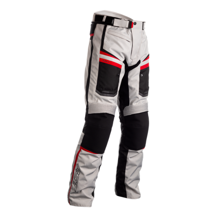 Motocyklowe Spodnie Tekstylne RST Maverick CE Silver/Black/Red (2371)