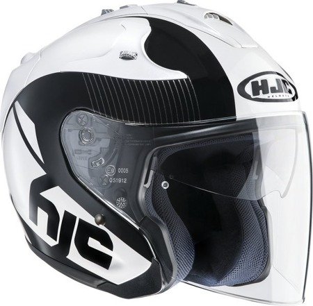 Motocyklowy Kask HJC FG-Jet Acadia Black/White