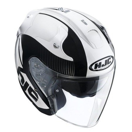 Motocyklowy Kask HJC FG-Jet Acadia Black/White