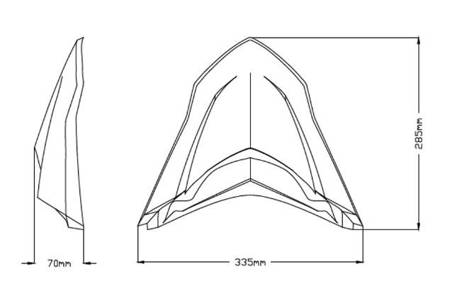 NOSEK OWIEWKI DO YAMAHA TENERE 700 19-21