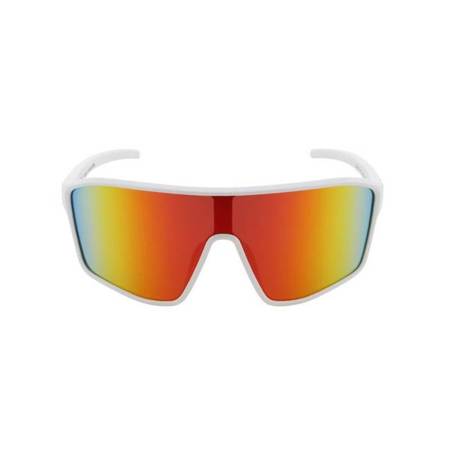 OKULARY RED BULL SPECT DAFT WHITE - SZKŁA BROWN WITH RED MIRROR POL