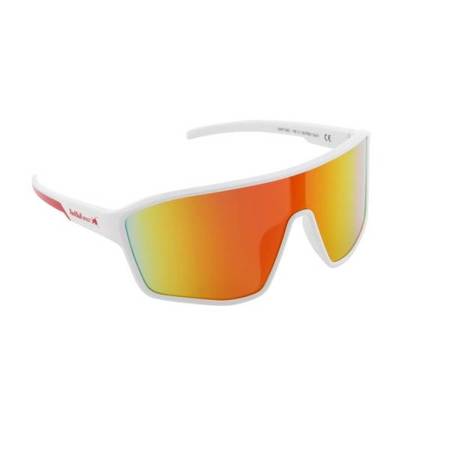 OKULARY RED BULL SPECT DAFT WHITE - SZKŁA BROWN WITH RED MIRROR POL