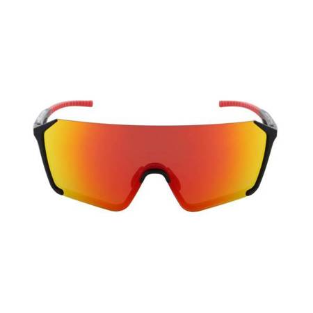 OKULARY RED BULL SPECT JADEN BLACK - SZKŁA BROWN WITH RED MIRROR POL