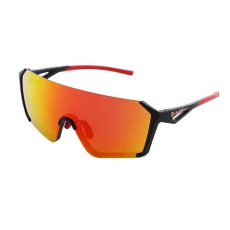 OKULARY RED BULL SPECT JADEN BLACK - SZKŁA BROWN WITH RED MIRROR POL