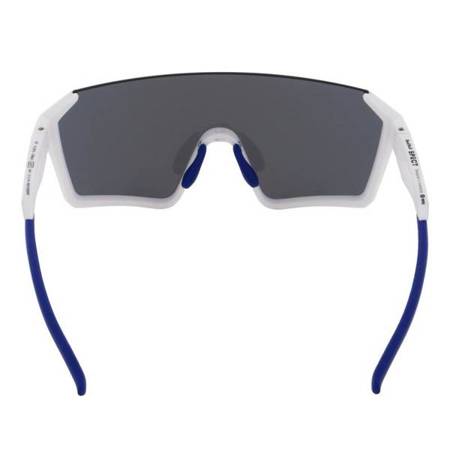 OKULARY RED BULL SPECT JADEN WHITE - SZKŁA SMOKE WITH BLUE REVO