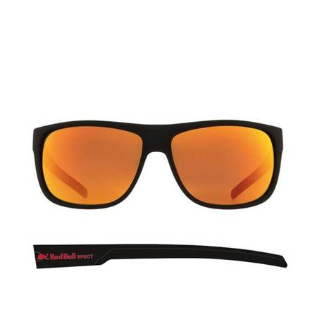 OKULARY RED BULL SPECT LOOM BLACK - SZKŁA BROWN WITH RED MIRROR POL