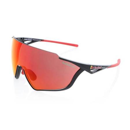 OKULARY RED BULL SPECT PACE BLACK - SZKŁA SMOKE WITH RED MIRROR