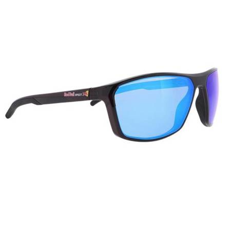 OKULARY RED BULL SPECT RAZE BLACK - SZKŁA SMOKE WITH BLUE MIRROR POL