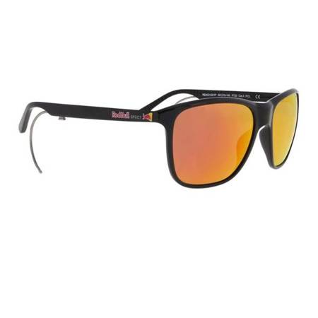 OKULARY RED BULL SPECT REACH BLACK - SZKŁA BROWN WITH RED MIRROR POL