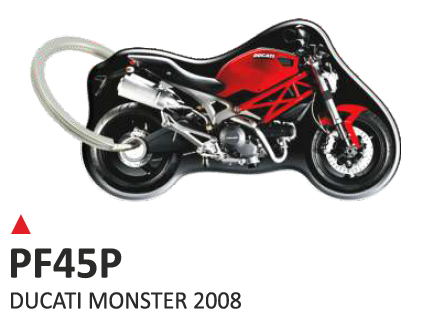 ONEDESIGN Dwustronny wypukły brelok na klucze Ducati Monster 2008