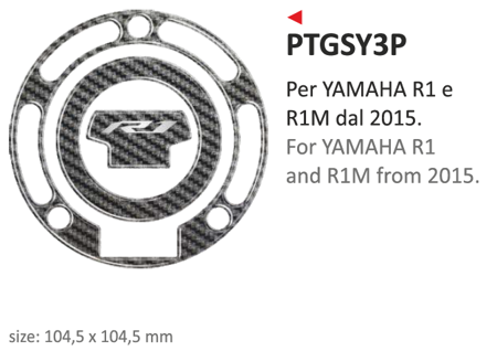 ONEDESIGN naklejka na wlew paliwa Yamaha R1 e Yamaha R1M 2015