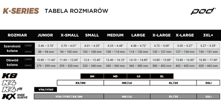 ORTEZA KOLANOWA POD K8 V2 CARBON/COPPER (PARA)