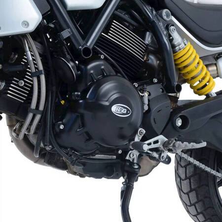 OSŁONA SILNIKA RG RACING DUCATI SCRAMBLER 1100, PRAWA STRONA OSŁONA SPRZĘGŁA MECHANICZNEGO BLACK