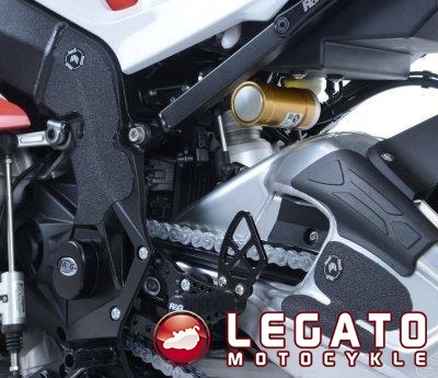 OSŁONA WAHACZA RG RACING BMW S1000RR 15-18 / S1000R 17-, 4 CZĘŚCI BLACK