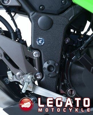 OSŁONA WAHACZA RG RACING KAWASAKI NINJA 300 / NINJA 250 13-17 / Z250 13-18 / Z300, 3 CZĘŚCI BLACK