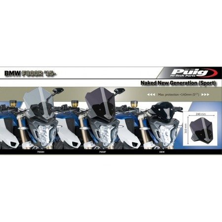 OWIEWKA PUIG DO BMW F800R 15-20 (SPORT)