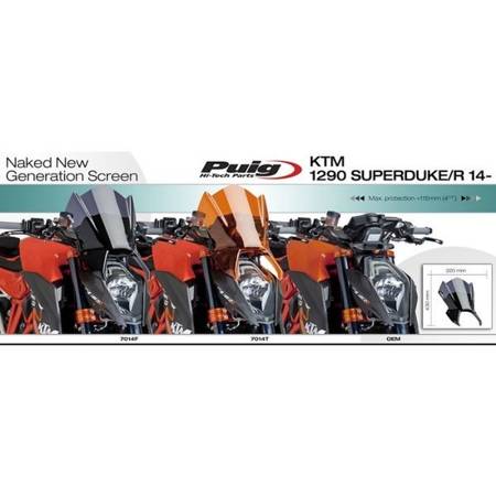 OWIEWKA PUIG DO KTM SUPERDUKE R 1290 14-16