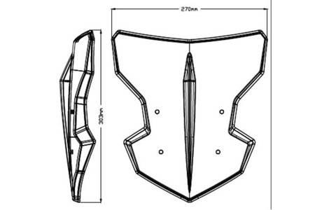 OWIEWKA PUIG DO YAMAHA MT-03 20