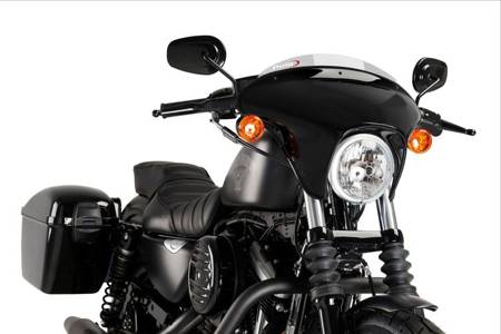 Owiewka PUIG Batwing SML do Harley-Davidson Sportster Iron XL883N 09-20 (Sport) Lekko przyciemniany (H) 21053H