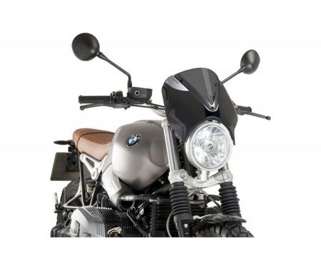 Owiewka PUIG do BMW R Nine T Scrambler 16-20 (Retrovision) Czarny (N) 9338N