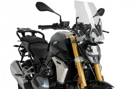 Owiewka PUIG do BMW R1250R 18-24 (Touring, do mocowania OEM BMW) Przezroczysty (W) 3626W