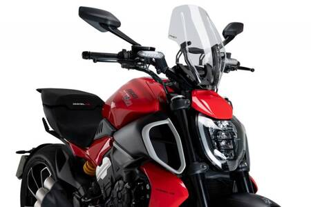 Owiewka PUIG do Ducati Diavel V4 24 (Touring) Przezroczysty (W) 21713W