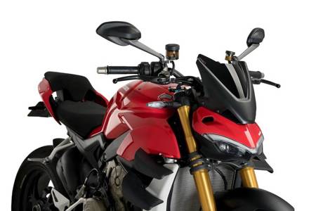 Owiewka PUIG do Ducati Streetfighter V4 / S 20-22 (Sport) Czarny (N) 20467N